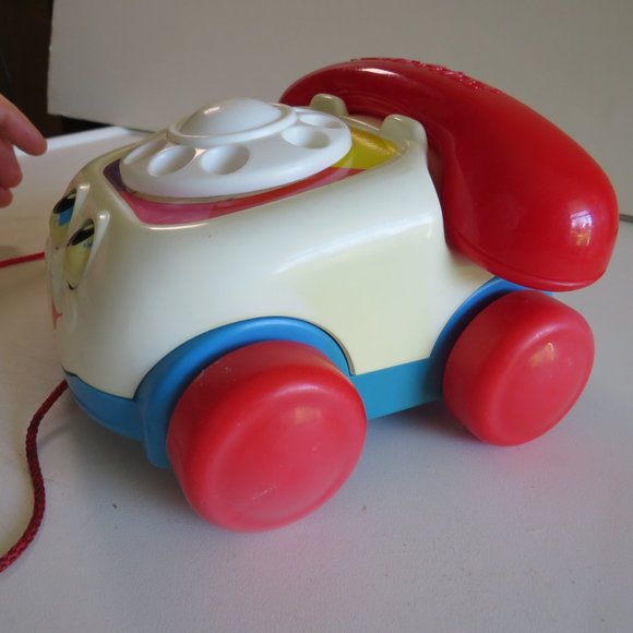 Fisher Price 1993 Telephone Pull Toy WORKS! read all descriptions & see pictures - Picture 7 of 13